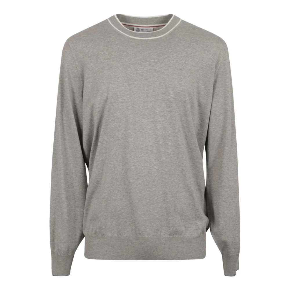 BRUNELLO CUCINELLI Sweatshirts Gray Heren