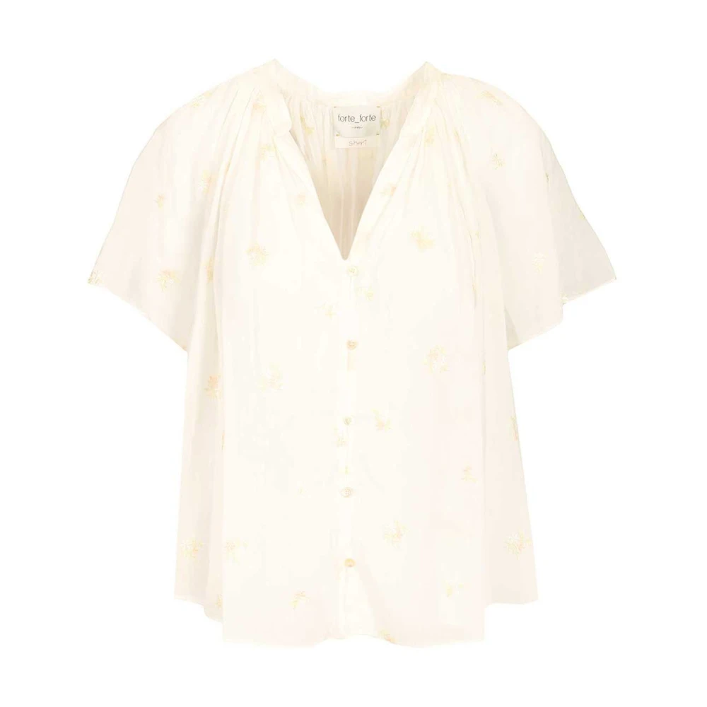 Forte Forte Women's White Shirt & Blouse - Shirts - L - Blouses & Shirts