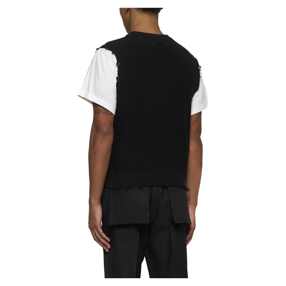MM6 Maison Margiela Zwarte Jassen voor Stijlvolle Look Black Heren