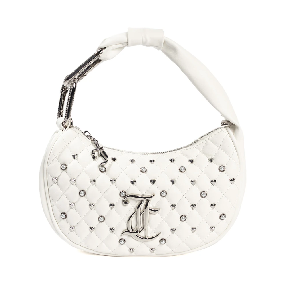 Juicy Couture Parels Kleine Hobo Wit White Dames