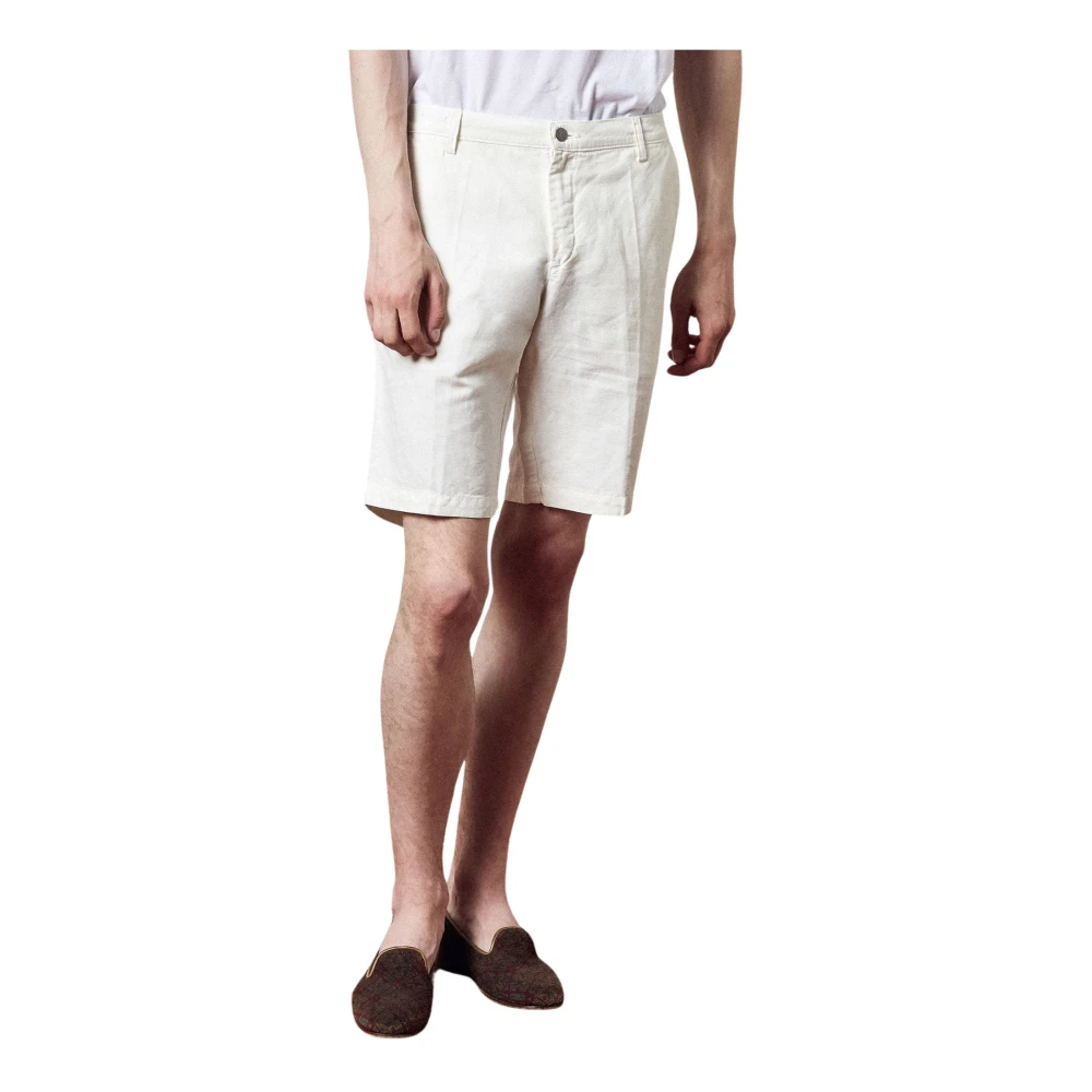 Massimo Alba Casual Shorts White Heren