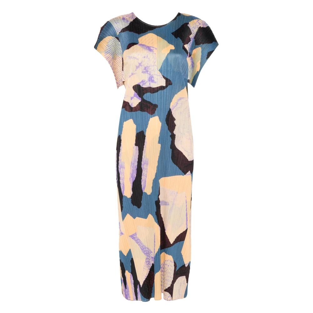 Issey Miyake Elegante Zwarte Jurk voor Vrouwen Multicolor Dames