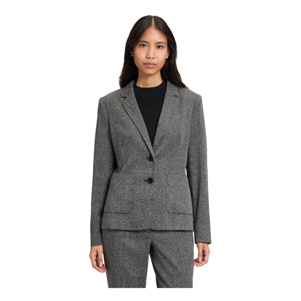 Betty Barclay Stijlvolle Blazer met Lange Mouwen Black Dames