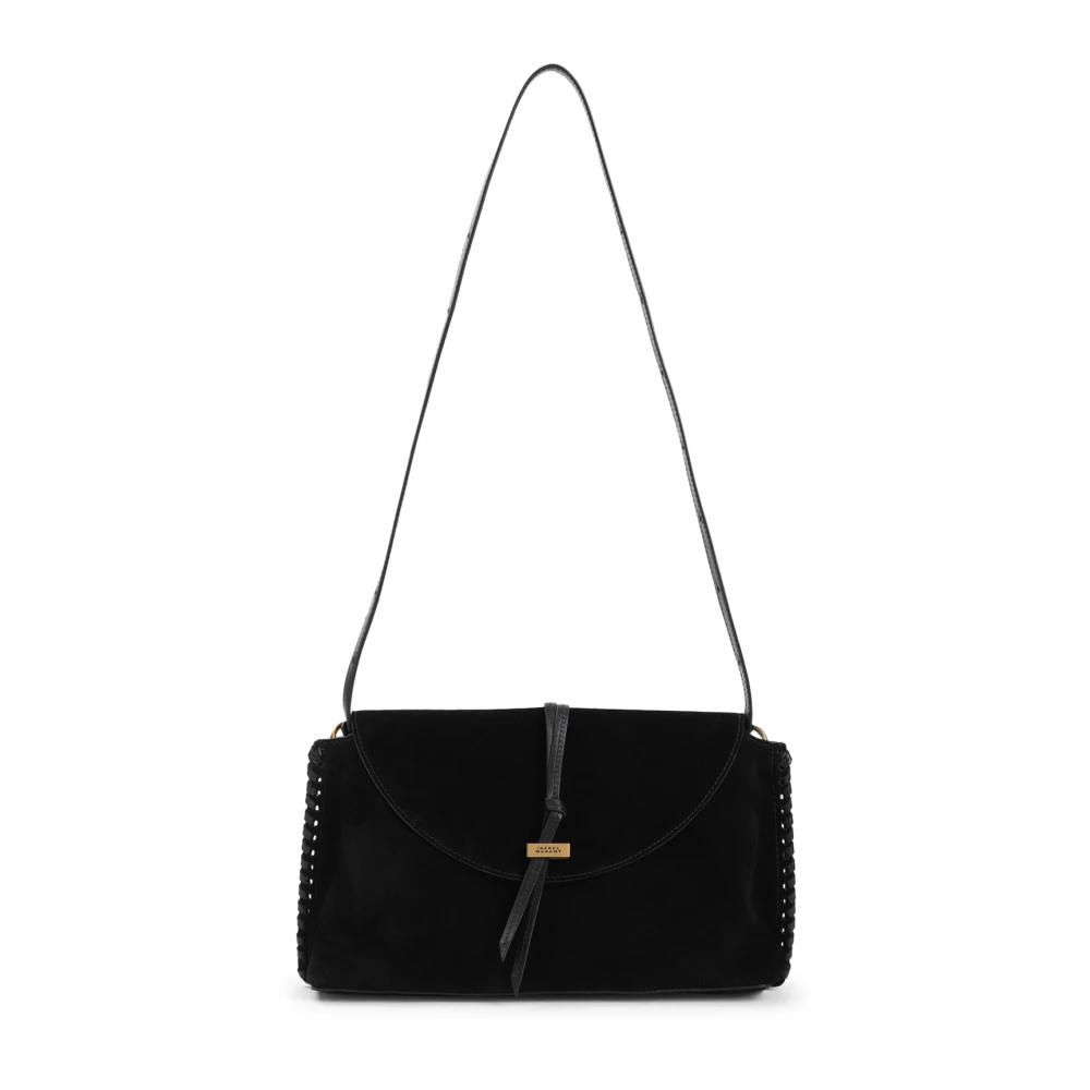 Isabel marant Zwarte Schoudertas Stijlvol Black Dames