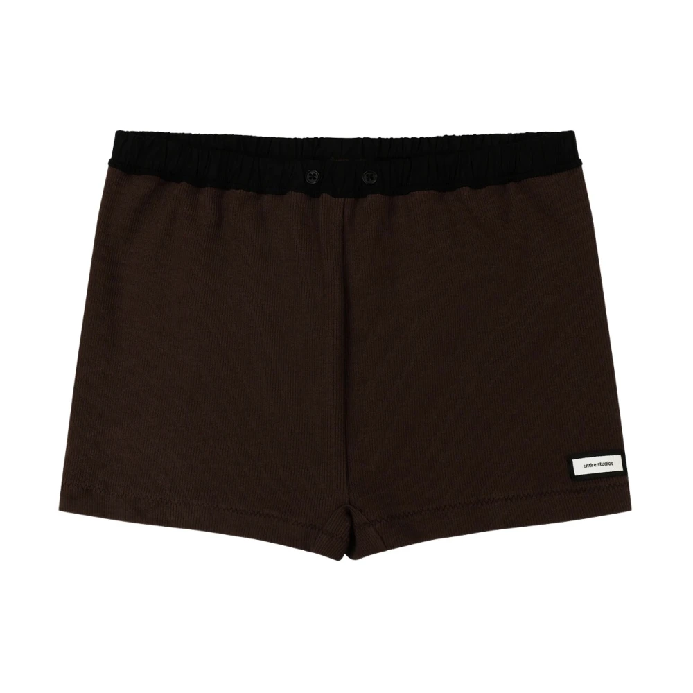 Entire Studios Damen Braun Shorts, Xsgröße:
