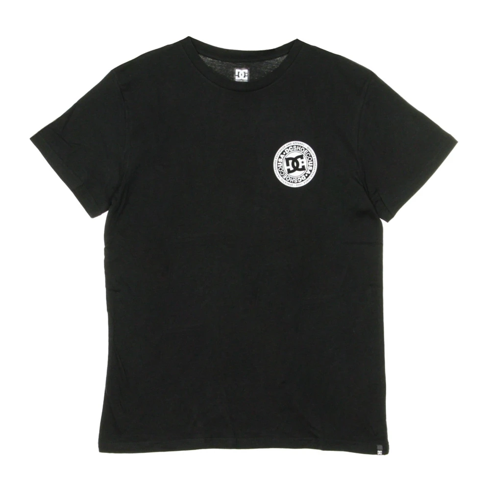 DC Shoes Cirkel Ster Zwart Wit T-shirt Black Heren