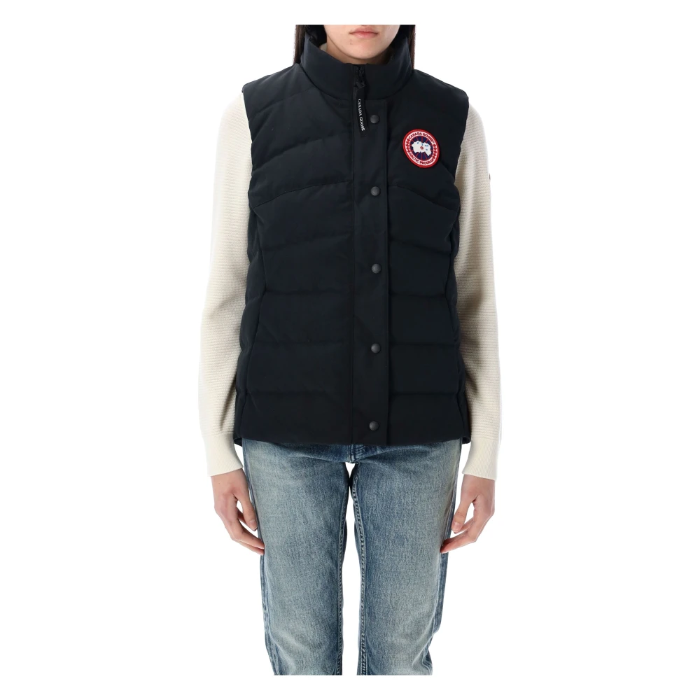 Canada Goose Svart dunfylld Gilet ytterkläder Black, Dam