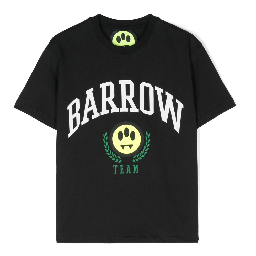 Barrow Junior Jersey T-Shirt in Zwart Black Heren