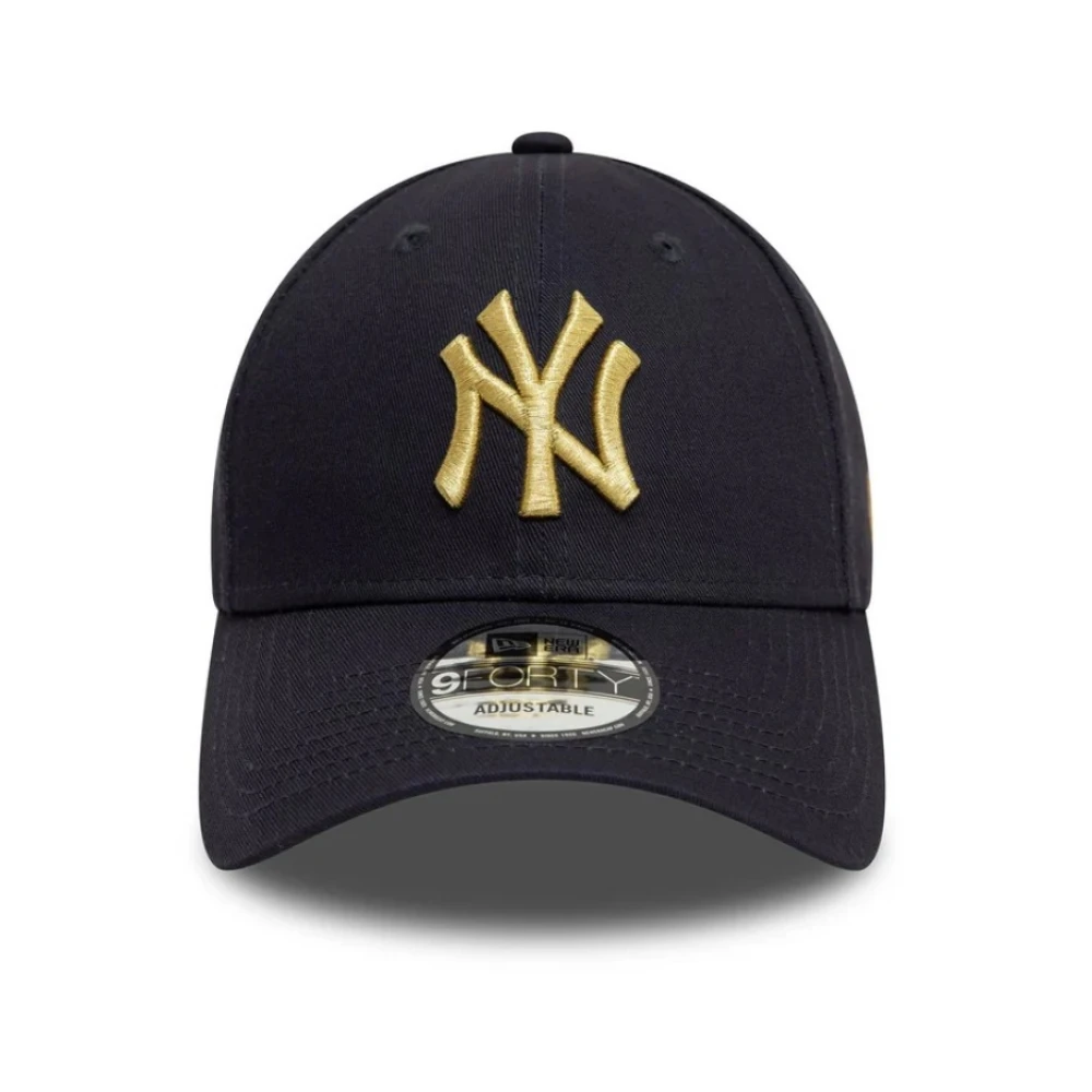 new era Metallic 9Forty NY Yankees Pet Blue Dames