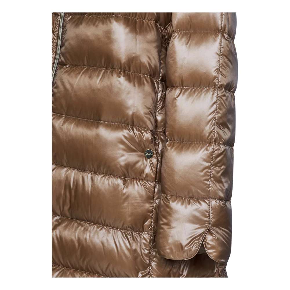 Herno Bruine Elegante Jas & Jas Aw24 Brown Dames