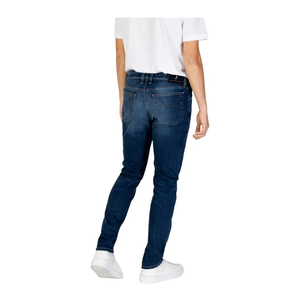 Jeckerson Blauwe Katoenmix Stretch Jeans Blue Heren