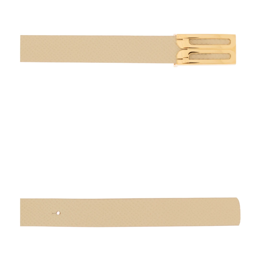 Victoria Beckham Leren riem Beige Dames