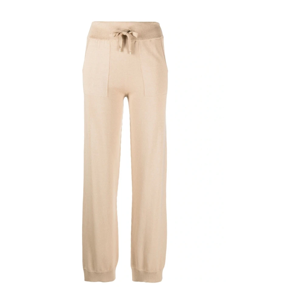 Lorena Antoniazzi Beige Gebreide Broek Casual Activewear Beige Dames