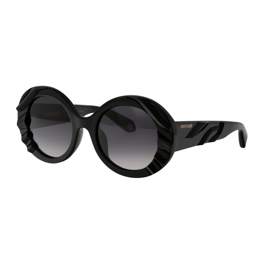 Roberto Cavalli Unisex Nero Occhiali Da Sole Alla Moda Src010v Per L'estate