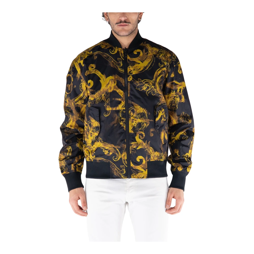 Versace Jeans Couture Waterverf Double-Face Bomberjack Multicolor Heren
