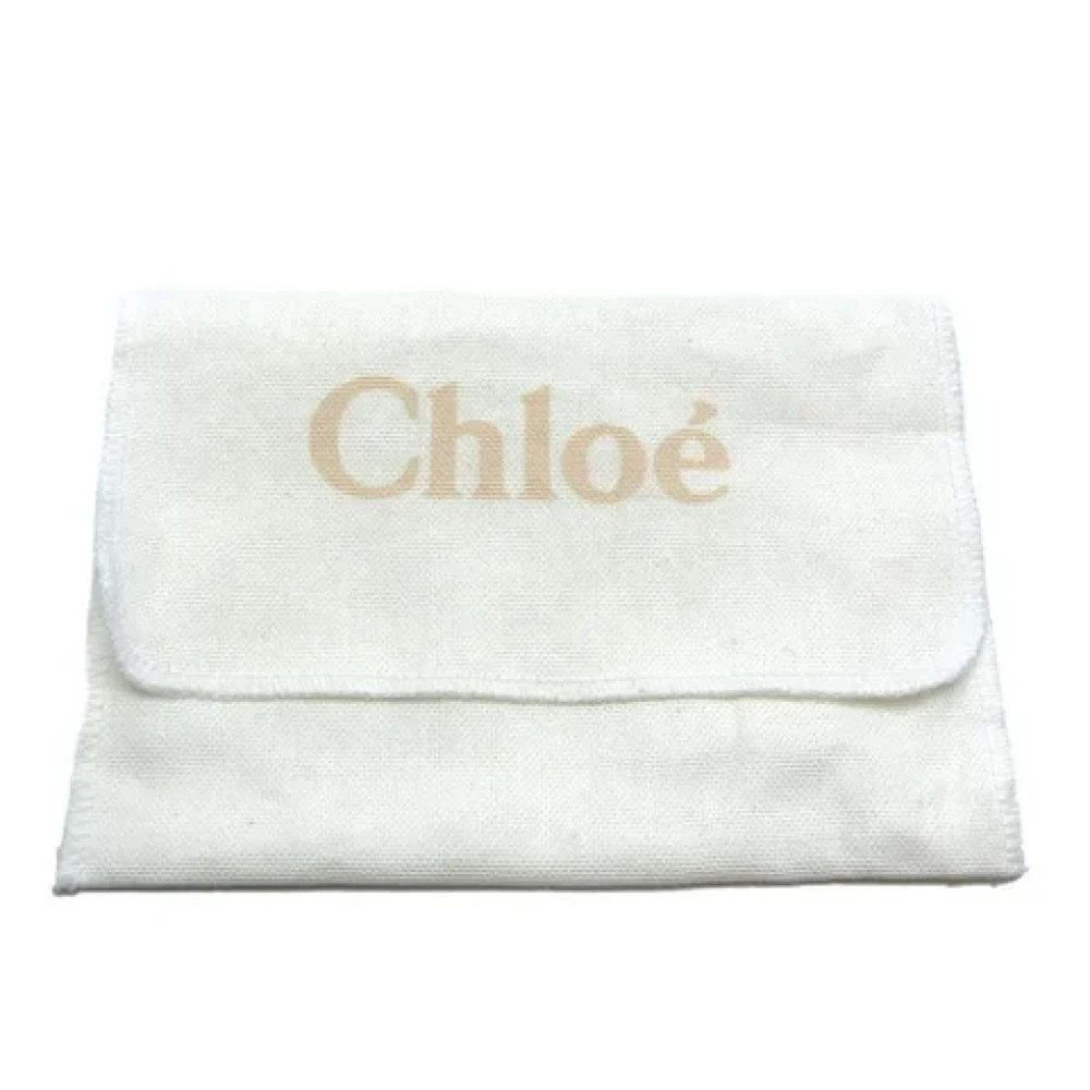 Chloé Pre-owned Leather wallets Green Dames