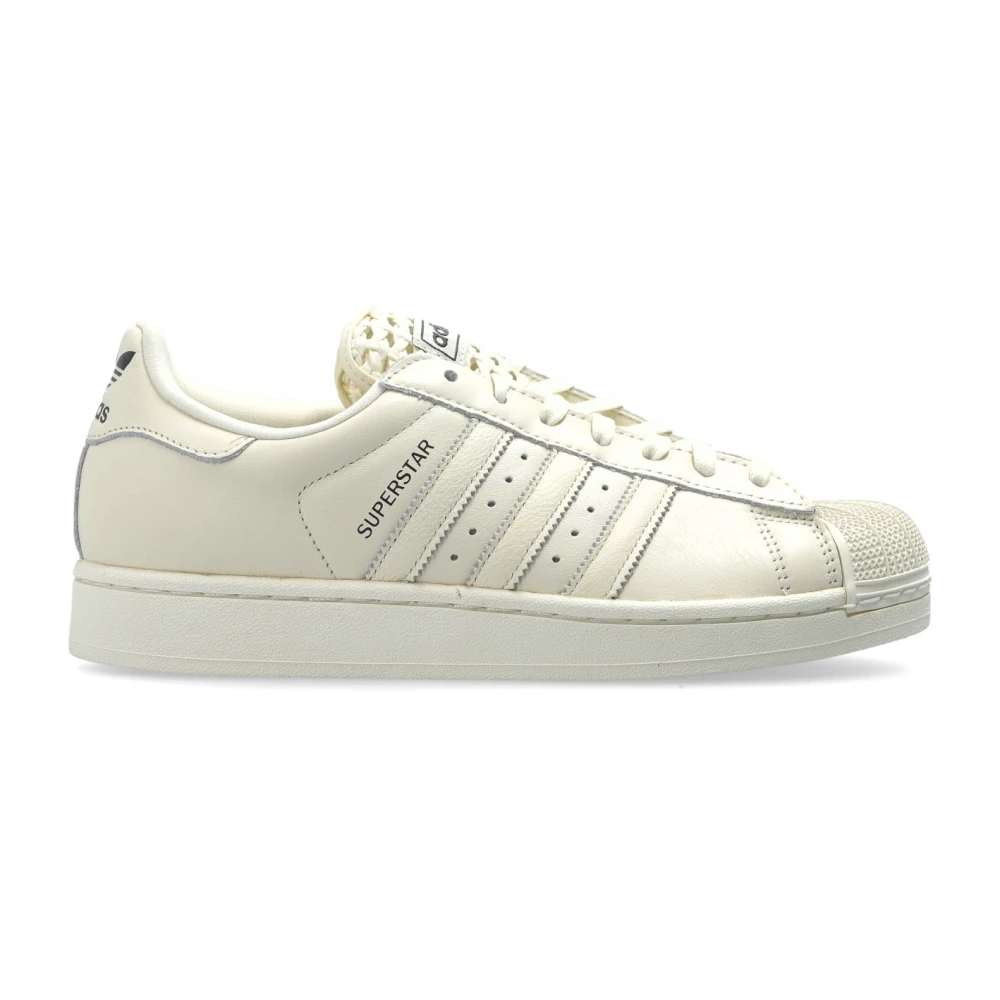 Adidas Originals Kvinno Beige Skor Dam, 40 1/2 Eu, Läder, Superstar Ii Sportskor