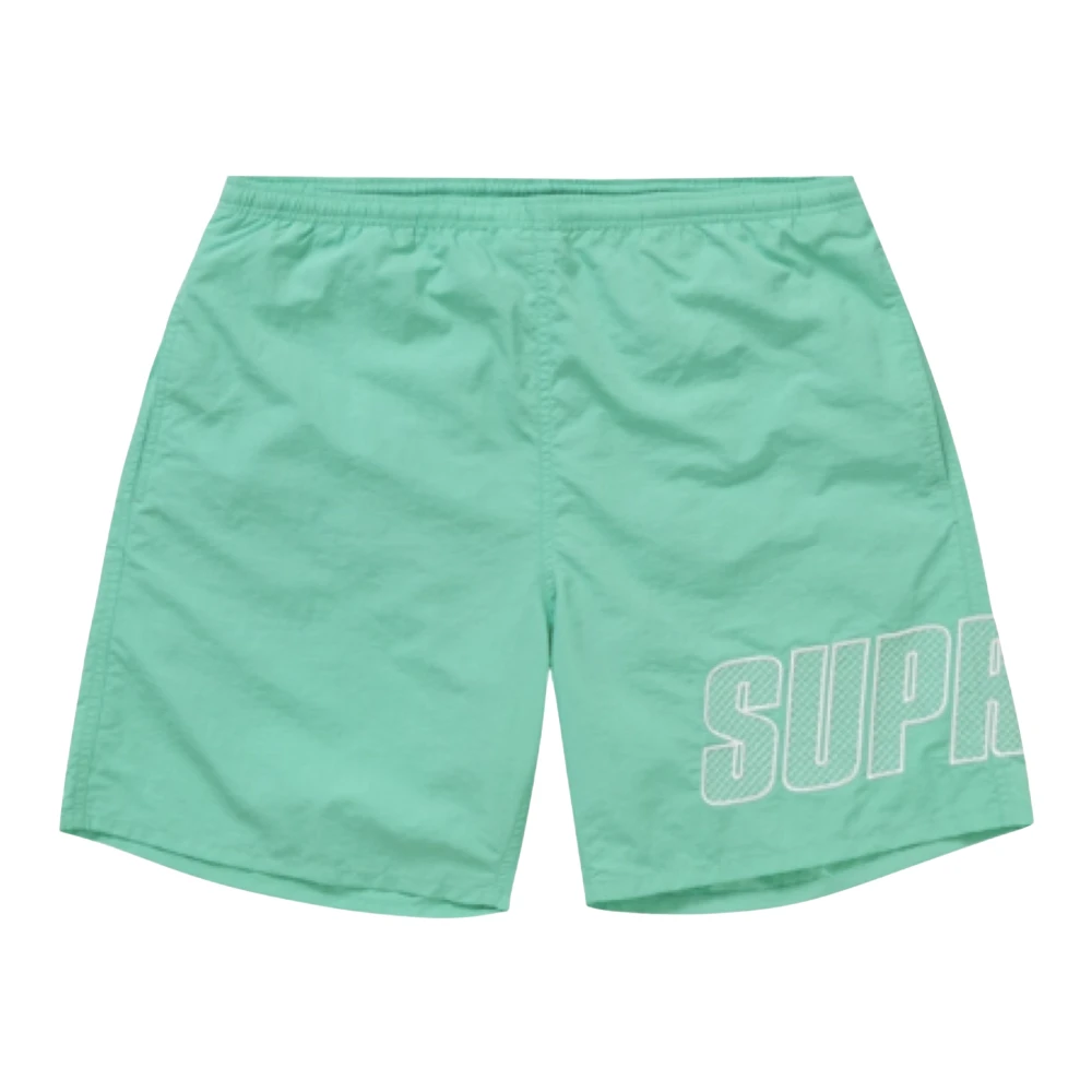 Supreme Mint Logo Zwemkleding Limited Edition Green Heren