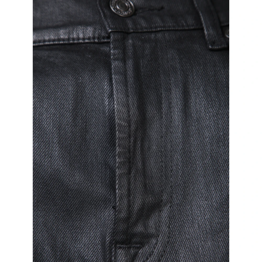 7 For All Mankind Stijlvolle Zwarte Jeans Aw24 Black Dames