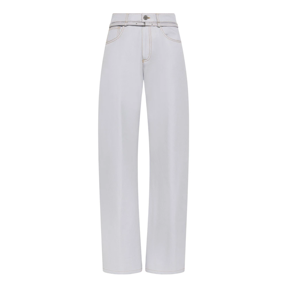 Seventy Blue Jeans Misto Lino - Female - Straight Fit Jeans - Xs - Jeans