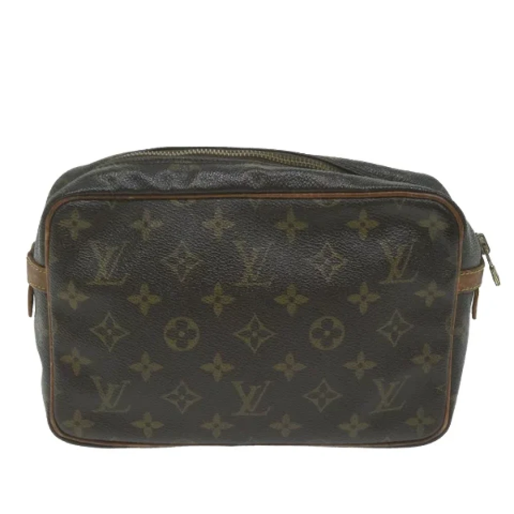 Louis Vuitton Vintage Pre-owned Canvas clutches Brown Dames