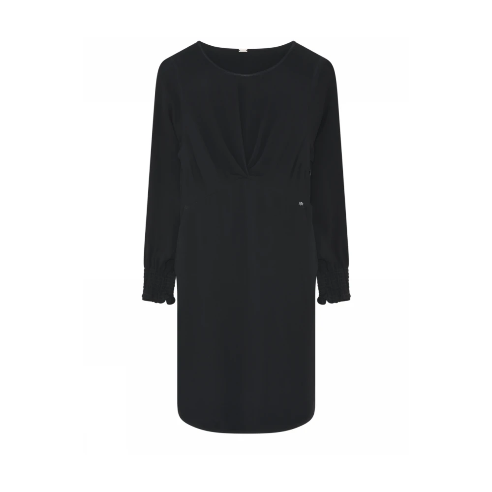 Gustav Korte Zwarte Flowy Jurk Black Dames