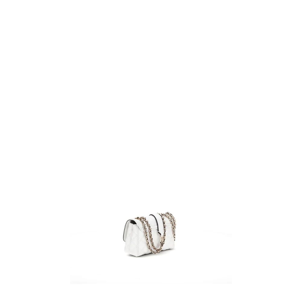 Guess Witte Spark Micro Mini Schoudertas White Dames