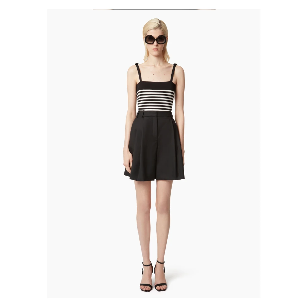 Nina Ricci Gestreepte Gebreide Tank White Dames