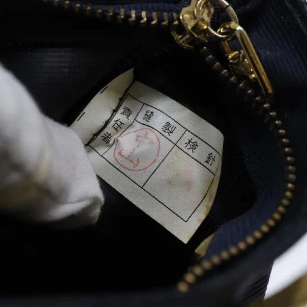 Celine Vintage Pre-owned Nylon pouches Blue Dames