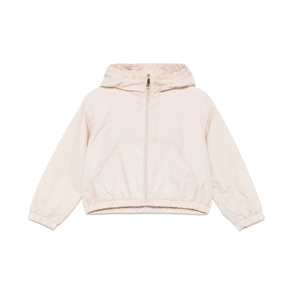 Moncler Girls Beige Light Jackets, 10 Y, Saria Jacket