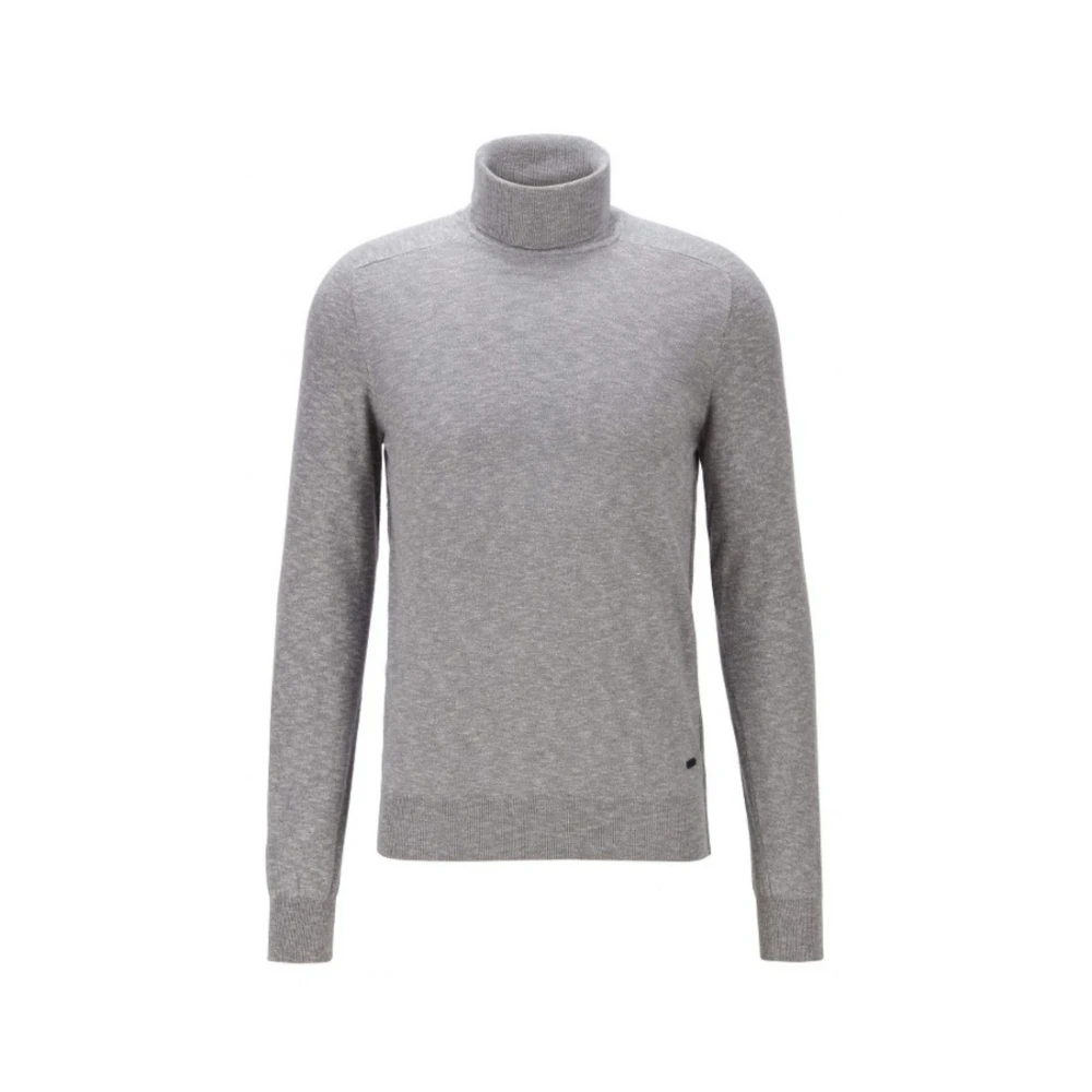 Hugo Men's Gray Stylish Pullover Jumper Collection - Turtlenecks - 2XL - Knitwear