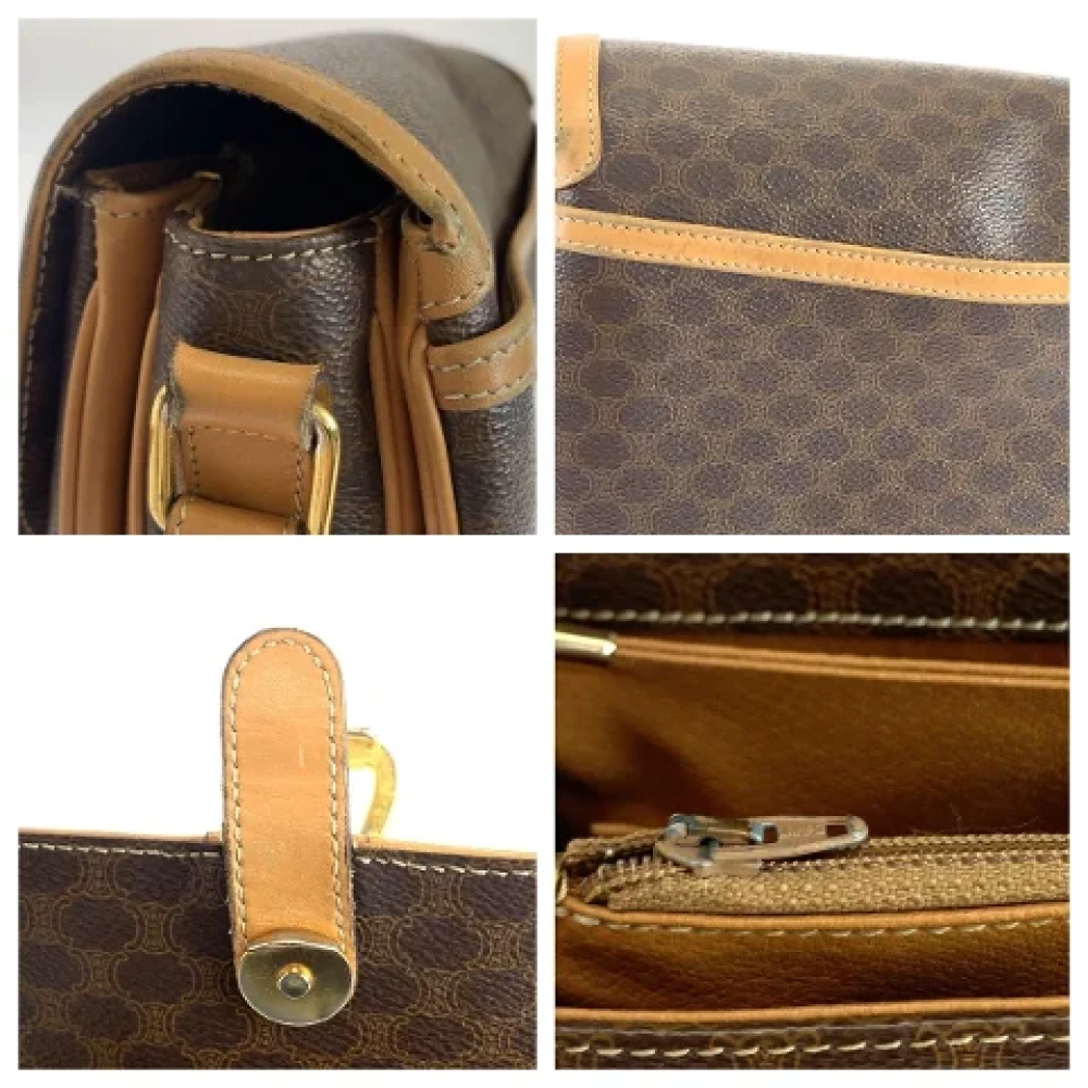 Celine Vintage Pre-owned Canvas celine-bags Brown Dames