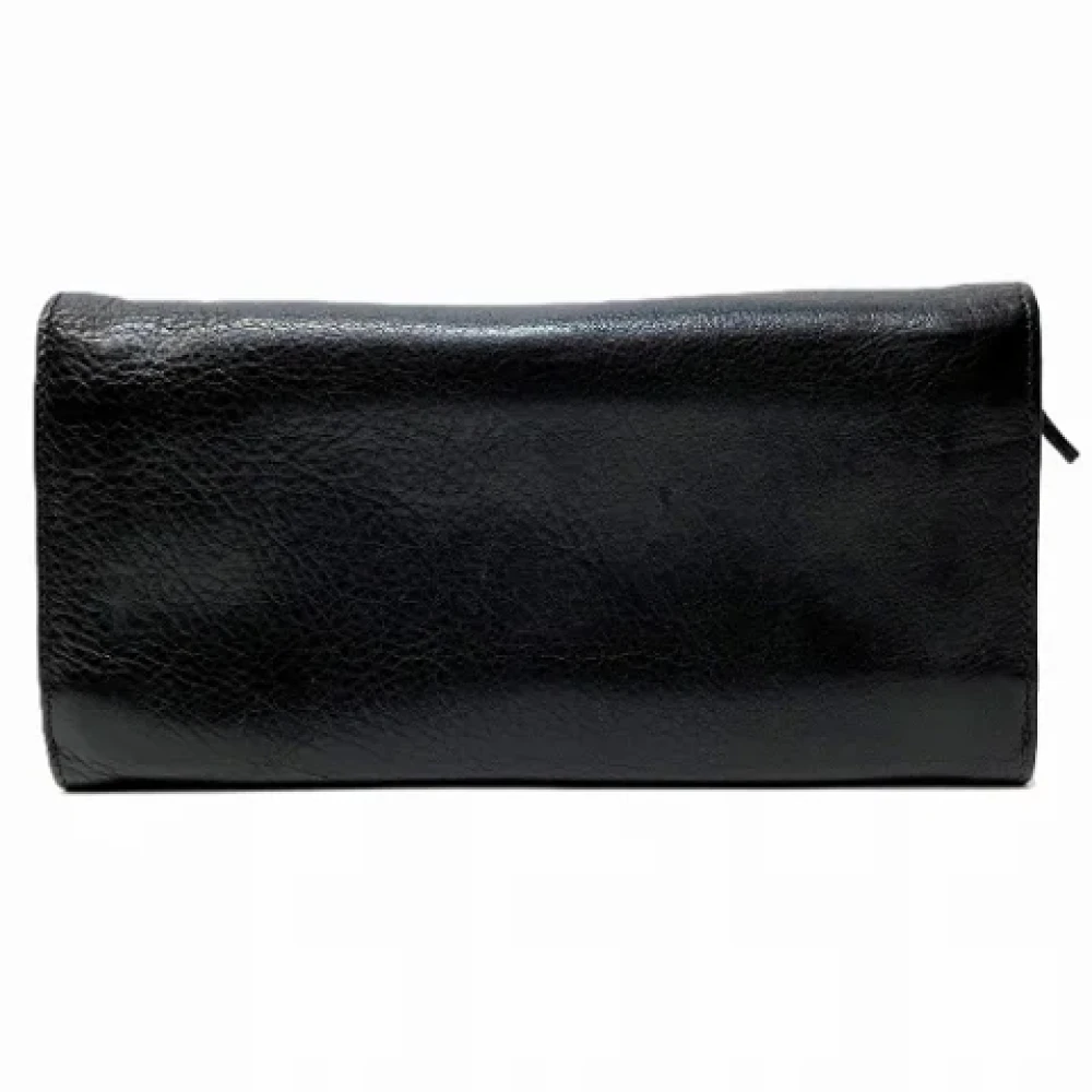 Fendi Vintage Pre-owned Leather wallets Black Dames