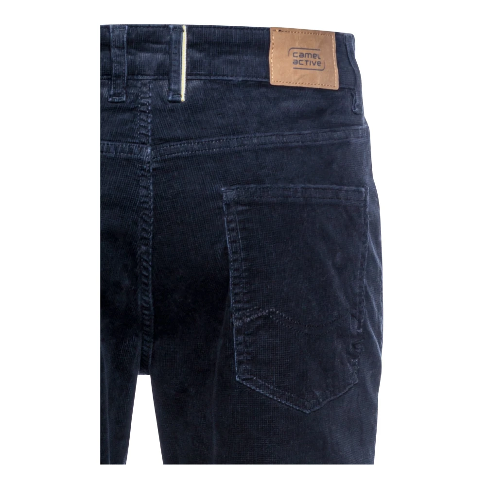 camel active Corduroy Zakbroek Blue Heren