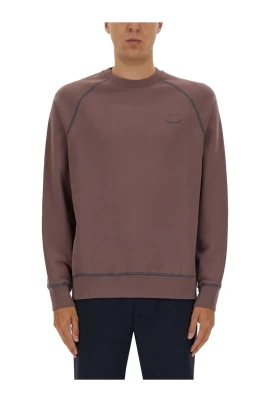 Raglanärmad Smiley Sweatshirt