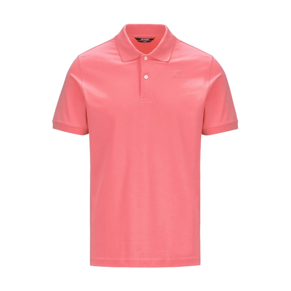 K-Way Uomo Rosa - Amedee Pique Slim - Tops - S