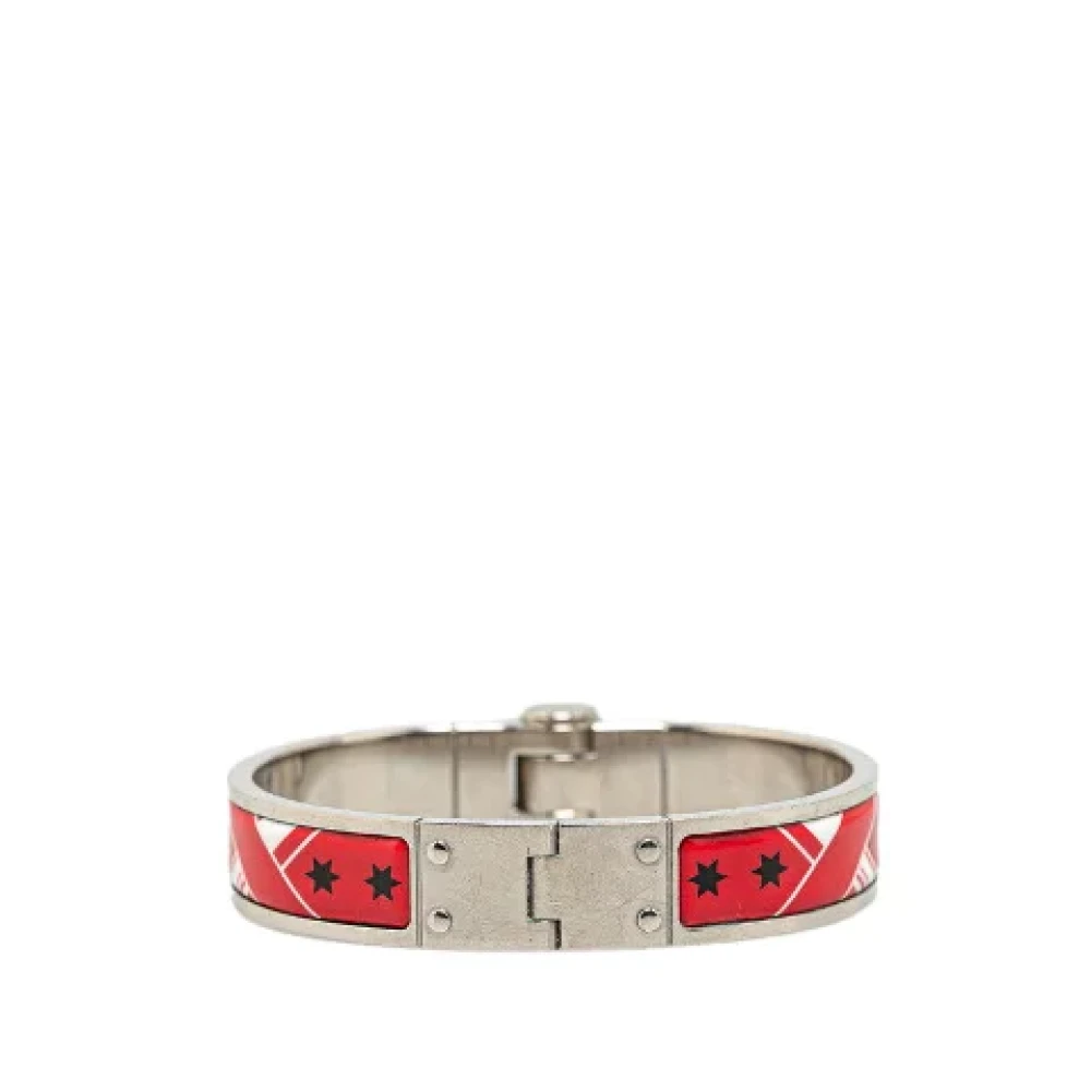 Hermès Vintage Pre-owned Metall armband Red, Dam