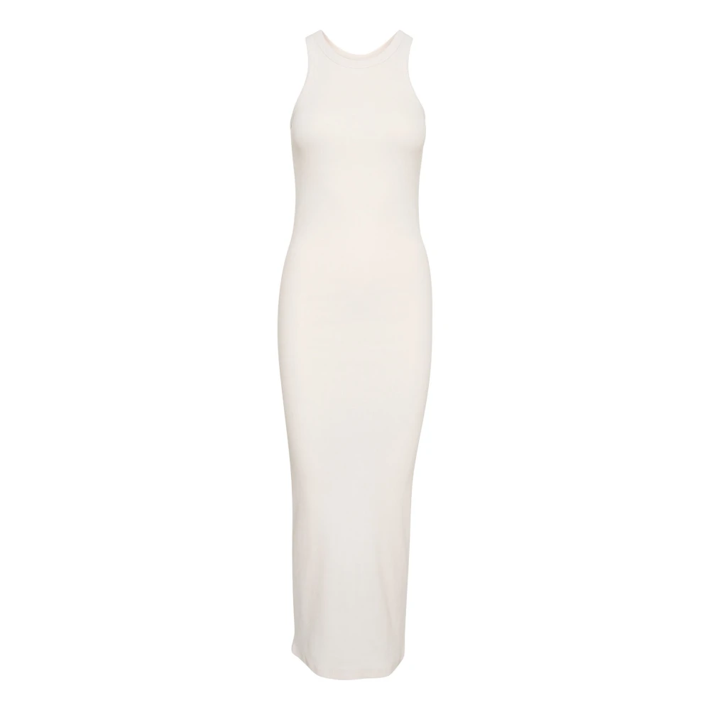 InWear Eenvoudige Tank Jurk Whisper White Beige Dames