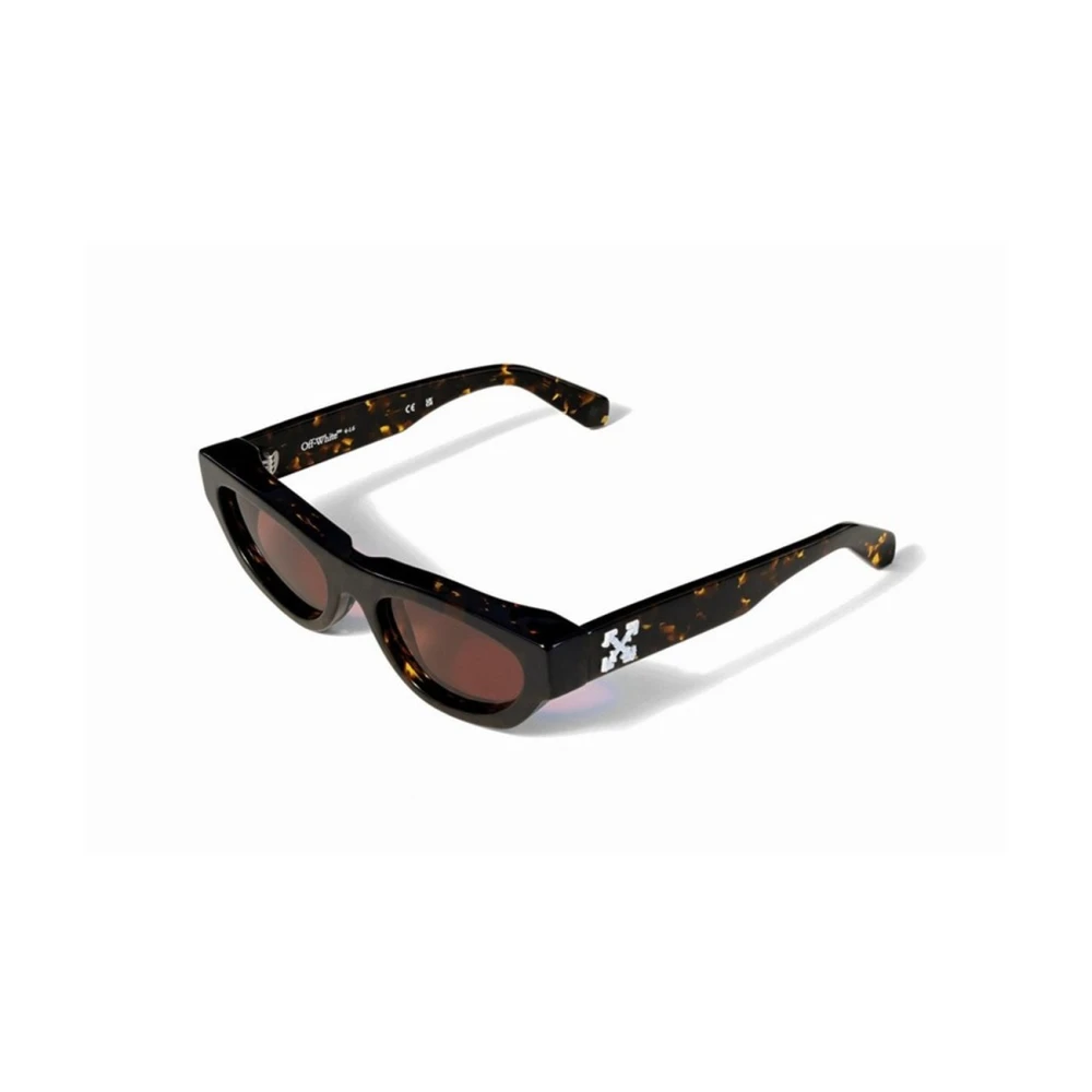 Off-White Unisex Braun Off-White Ow1050 Honolulu 6064 Sonnenbrillen Acetat Havanna Geometrisch Normal - Bild 3