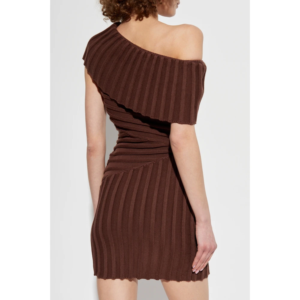 Cult Gaia Jurk Oceane Brown Dames