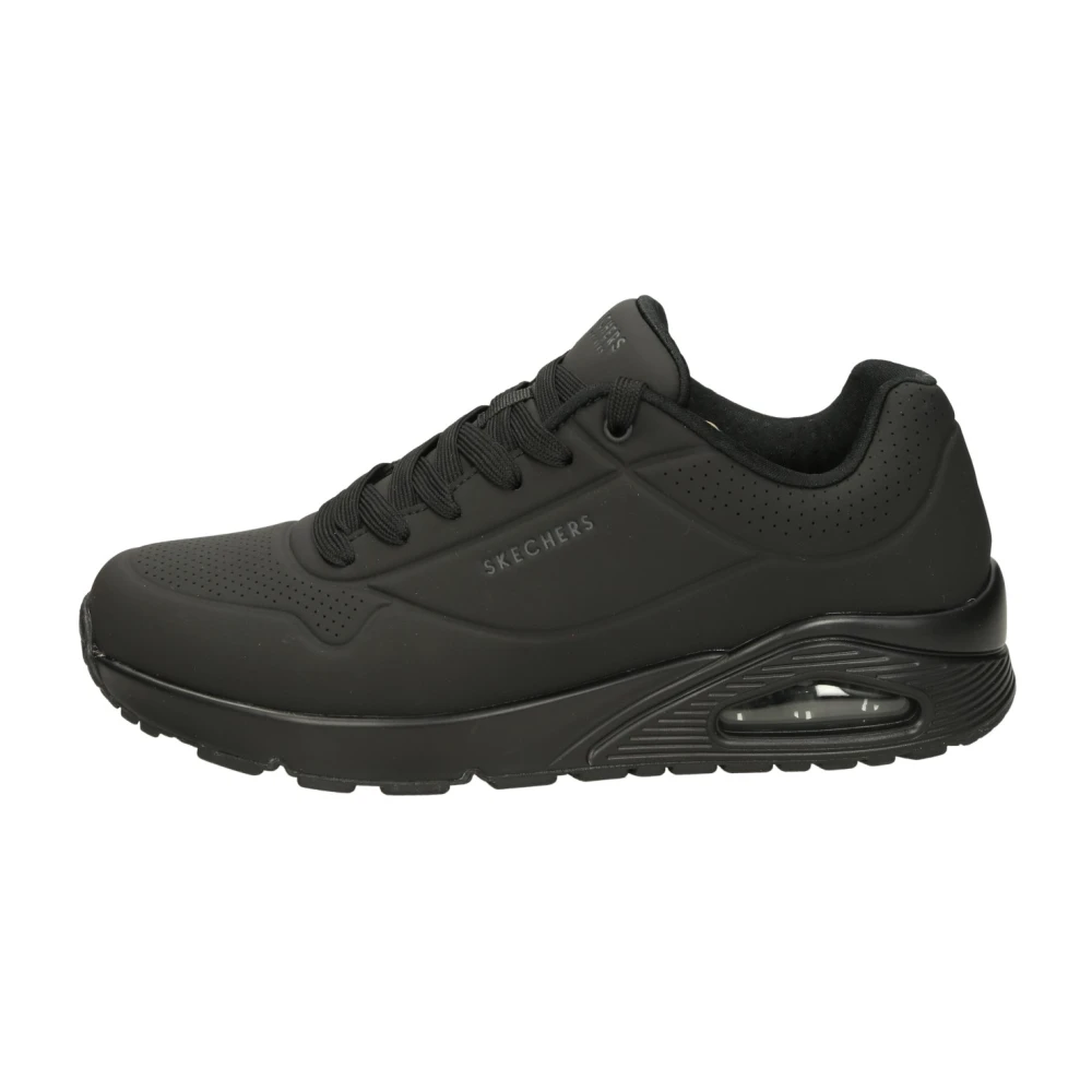 Skechers Uno Stand On Air Heren Schoenen Zwart