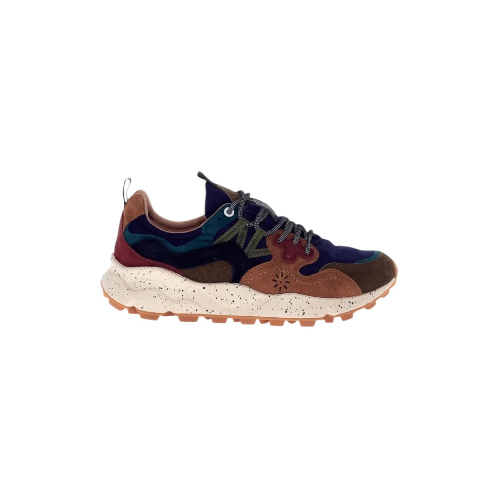 Flower Mountain Uomo Multicolor - Sneaker In Suede/Nylon Ispirato Al Trail - Shoes - E - 42 Eu
