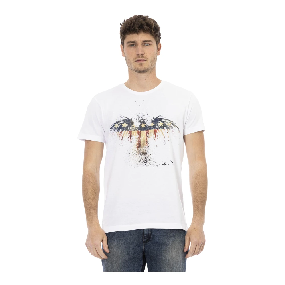 Trussardi , T-Shirts, Male, White, M, Action T-Shirt - Image 3