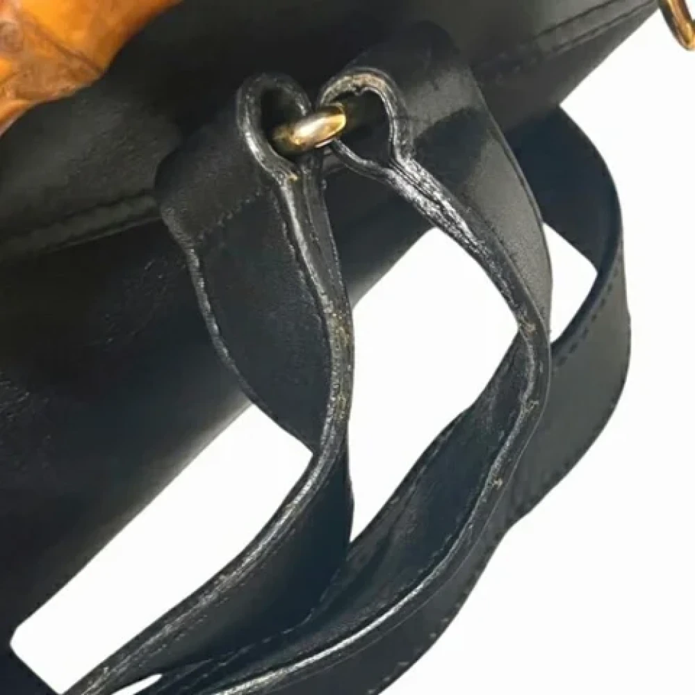 Gucci Vintage Pre-owned Fabric gucci-bags Black Dames