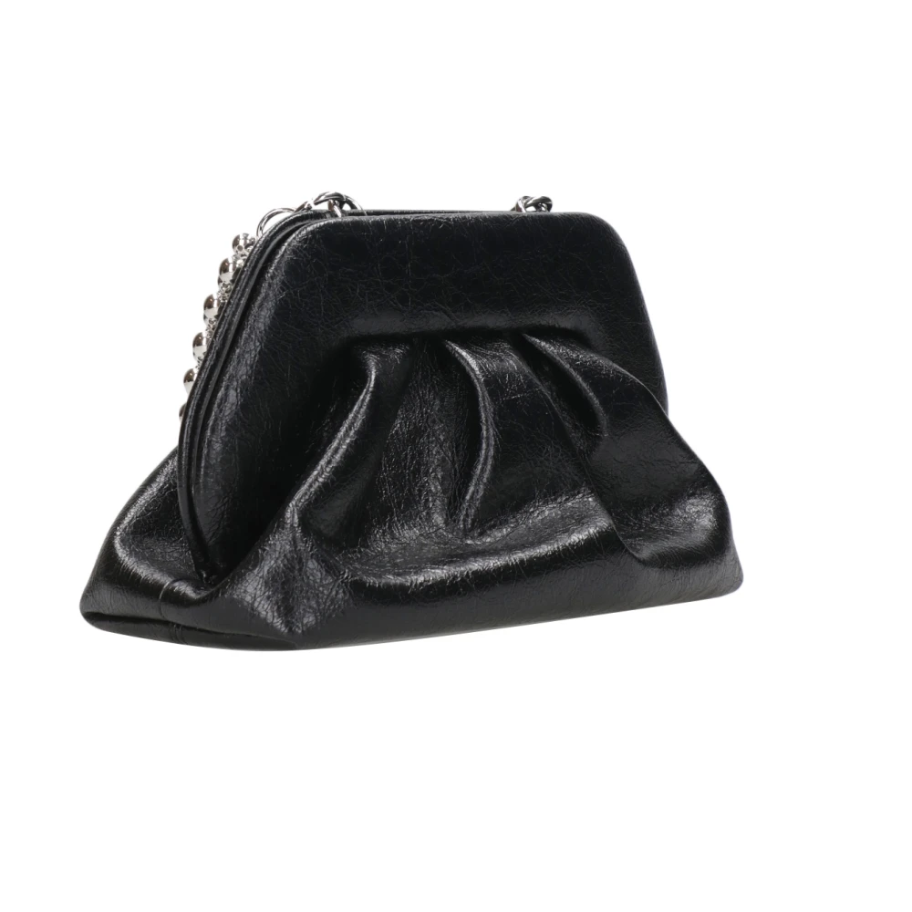 THEMOIRè Elegante Kralen Clutch Tas Zwart Black Dames