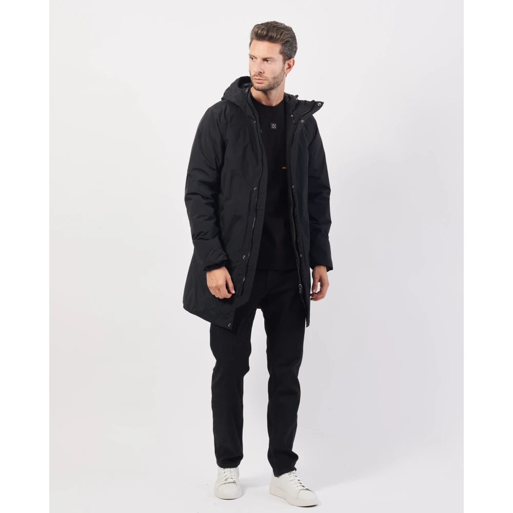 K-way Zwarte Lange Herenjas Thomas Warm Black Heren