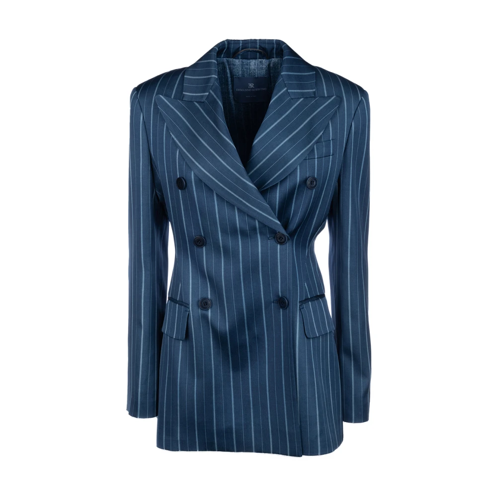 Ermanno Scervino Stijlvolle Jassen & Vesten Collectie Blue Dames