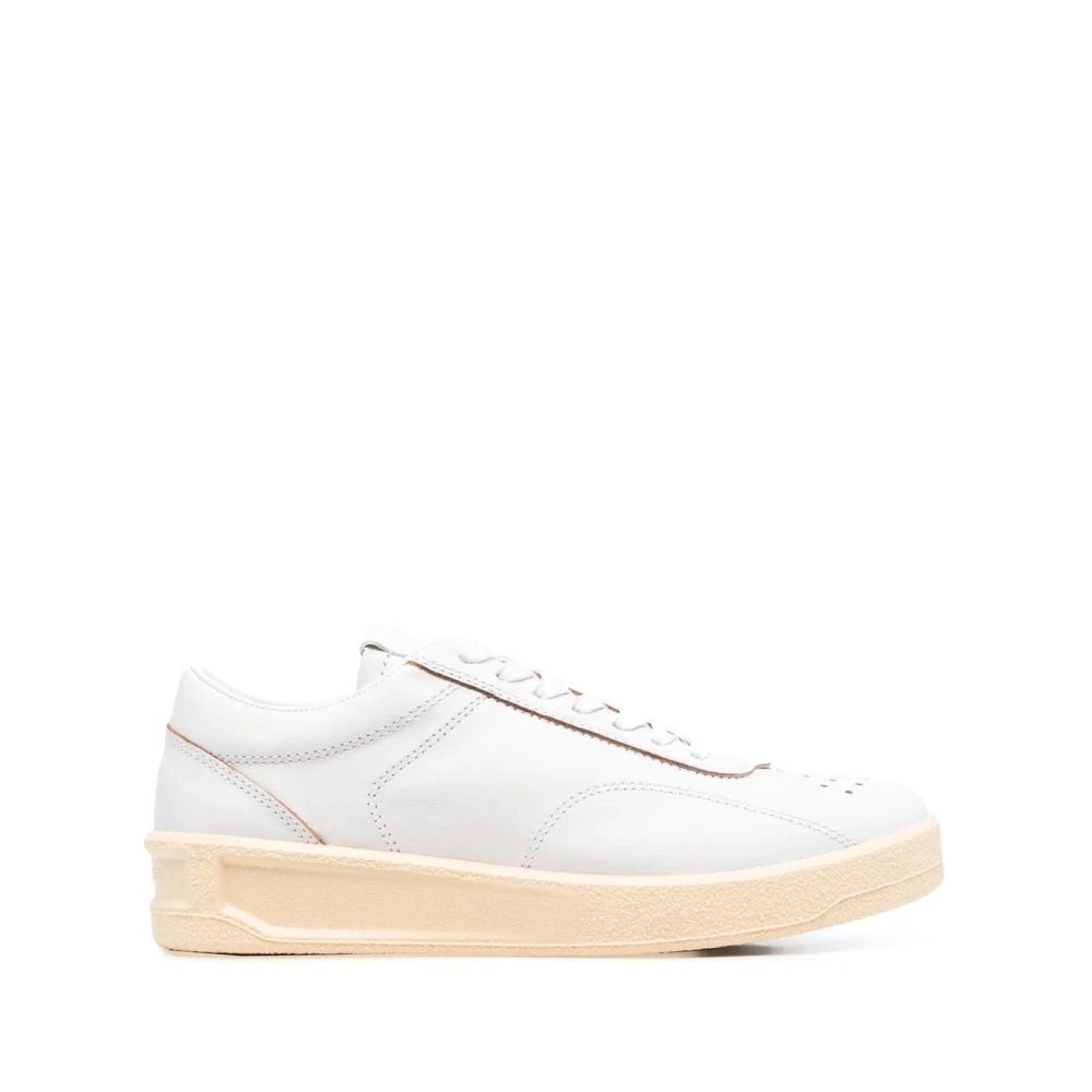 Jil Sander Donna Bianco - Sneakers Basse Con Suola A Coppa - Shoes - 41 Eu