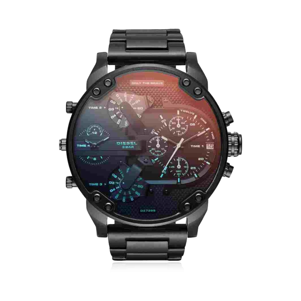 Diesel Uomo Nero Accessori, Taglia Unica, New,