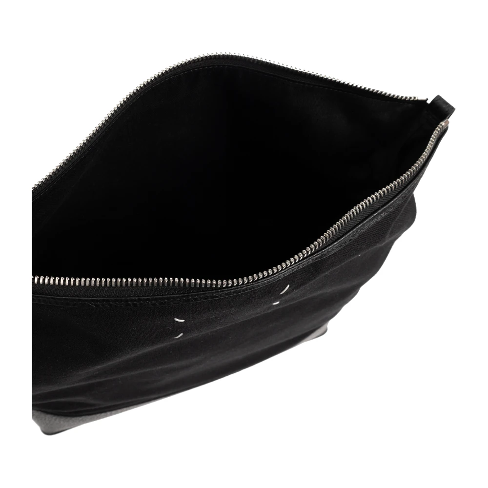 Maison Margiela Schoudertas met logo Black Unisex